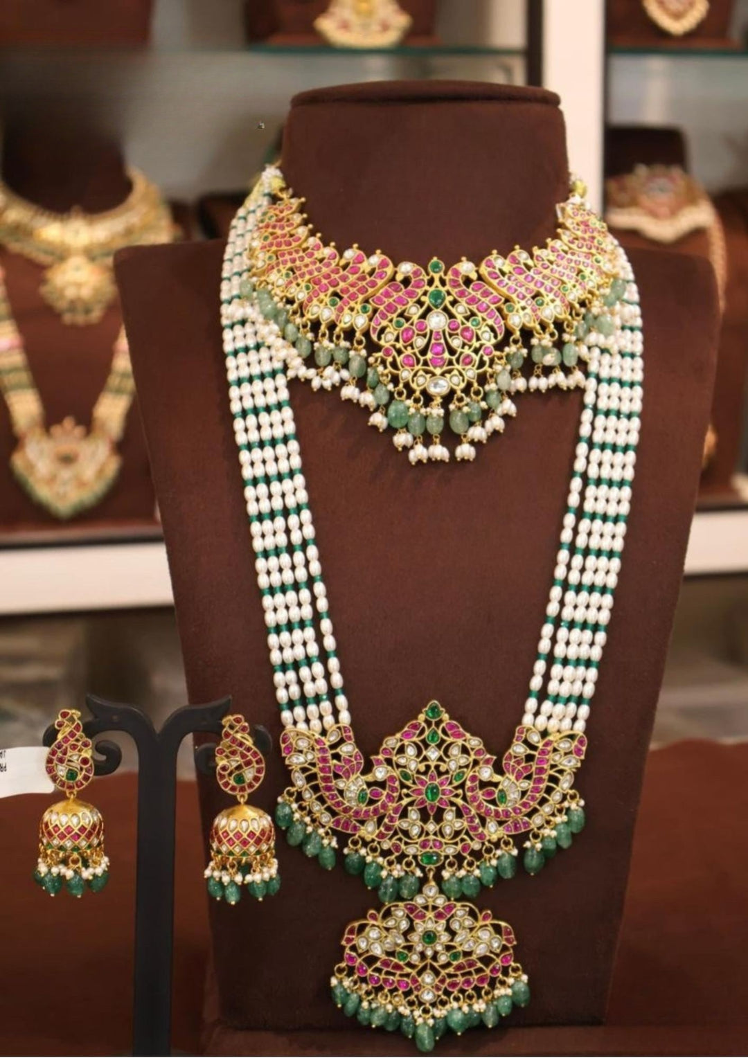 Jadau Kundan   Necklace With Earrings s1700561