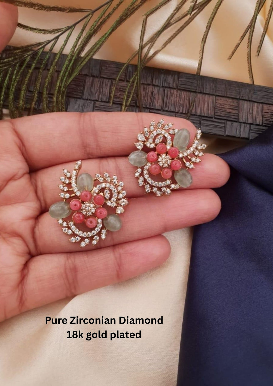 Pure Zirconian Diamond Studs g10480