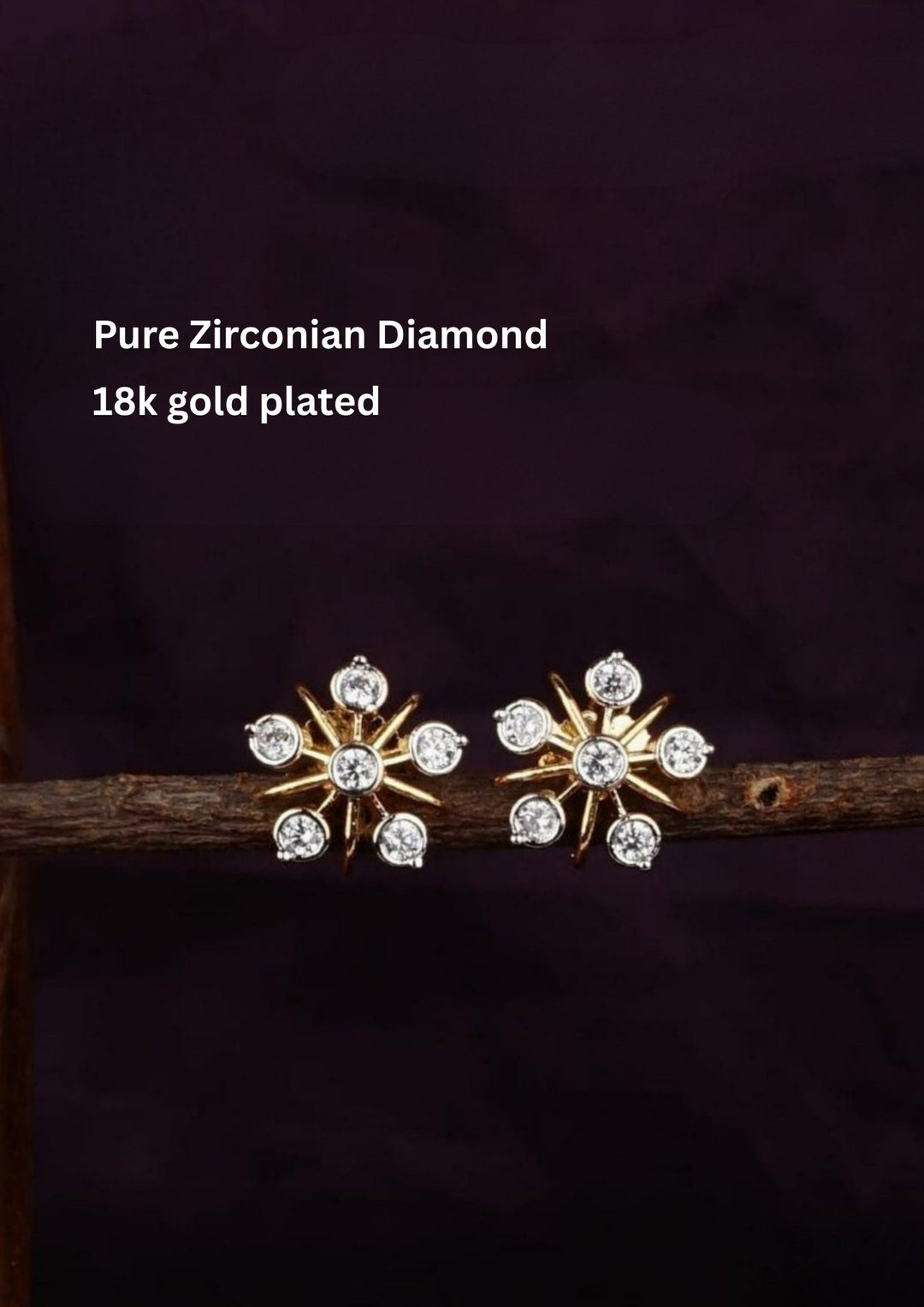 Pure Zirconian Diamond earrings c102020