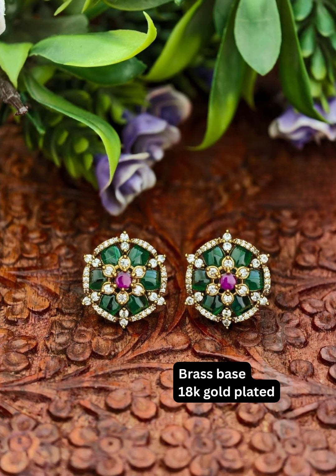 Kundan Studs s70005