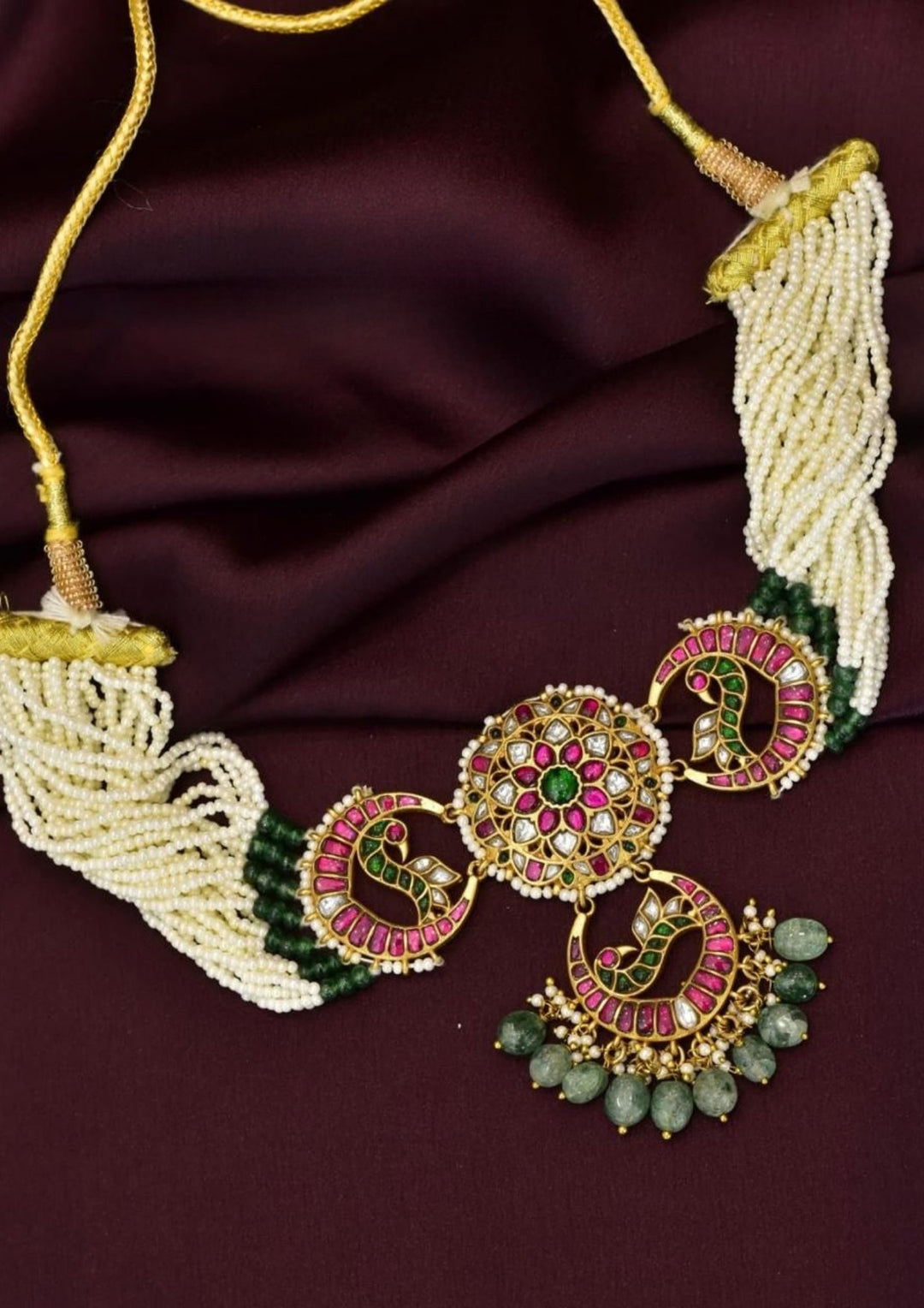 Jadau Kundan Necklace yle875