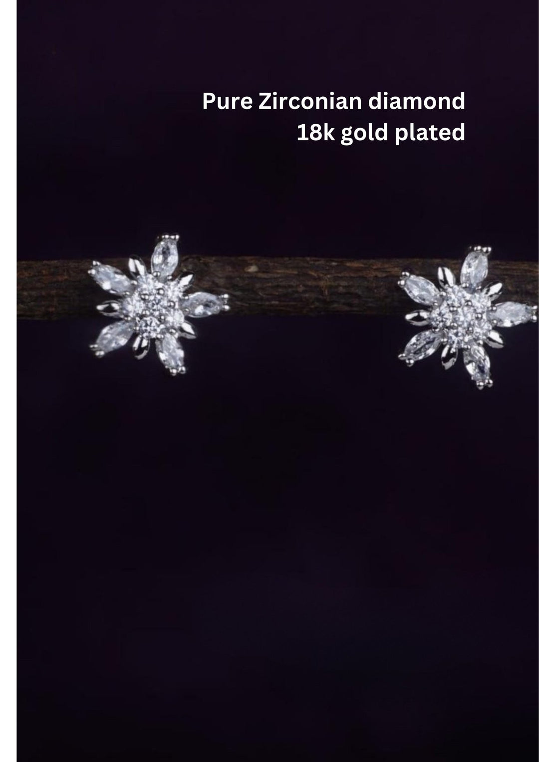 Pure Zirconian Diamond Studs c102020