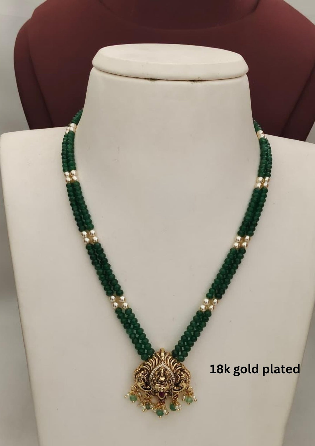 Kundan & Beads Necklace s130099