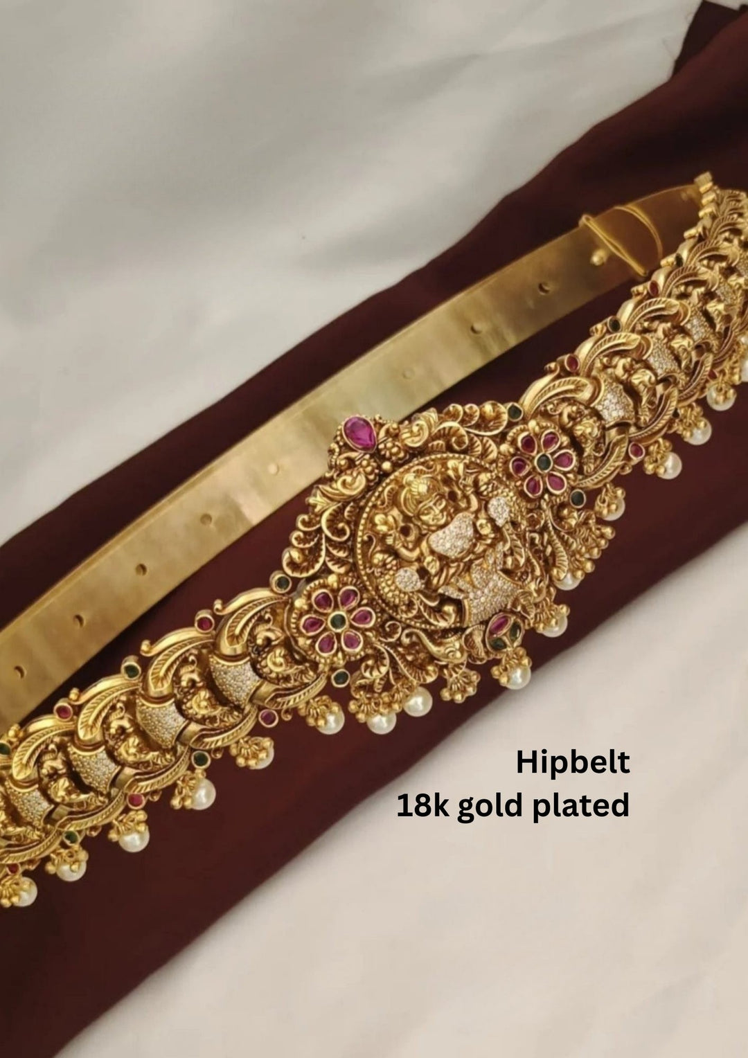 Kundan Temple Hipbelt (Vaddanam) s560025