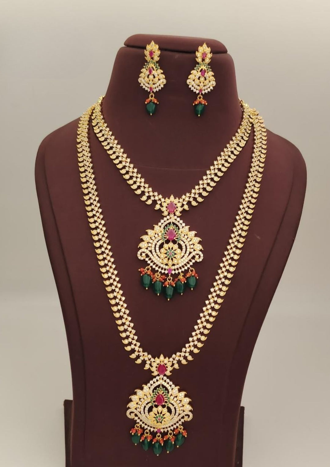 Kundan Necklace with Earrings s360023