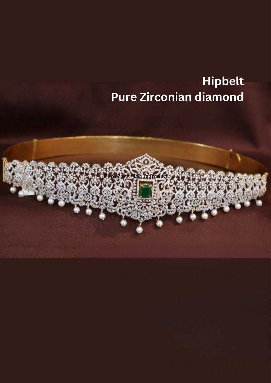 Pure zirconian diamond Hipbelt (Vaddanam) s500054