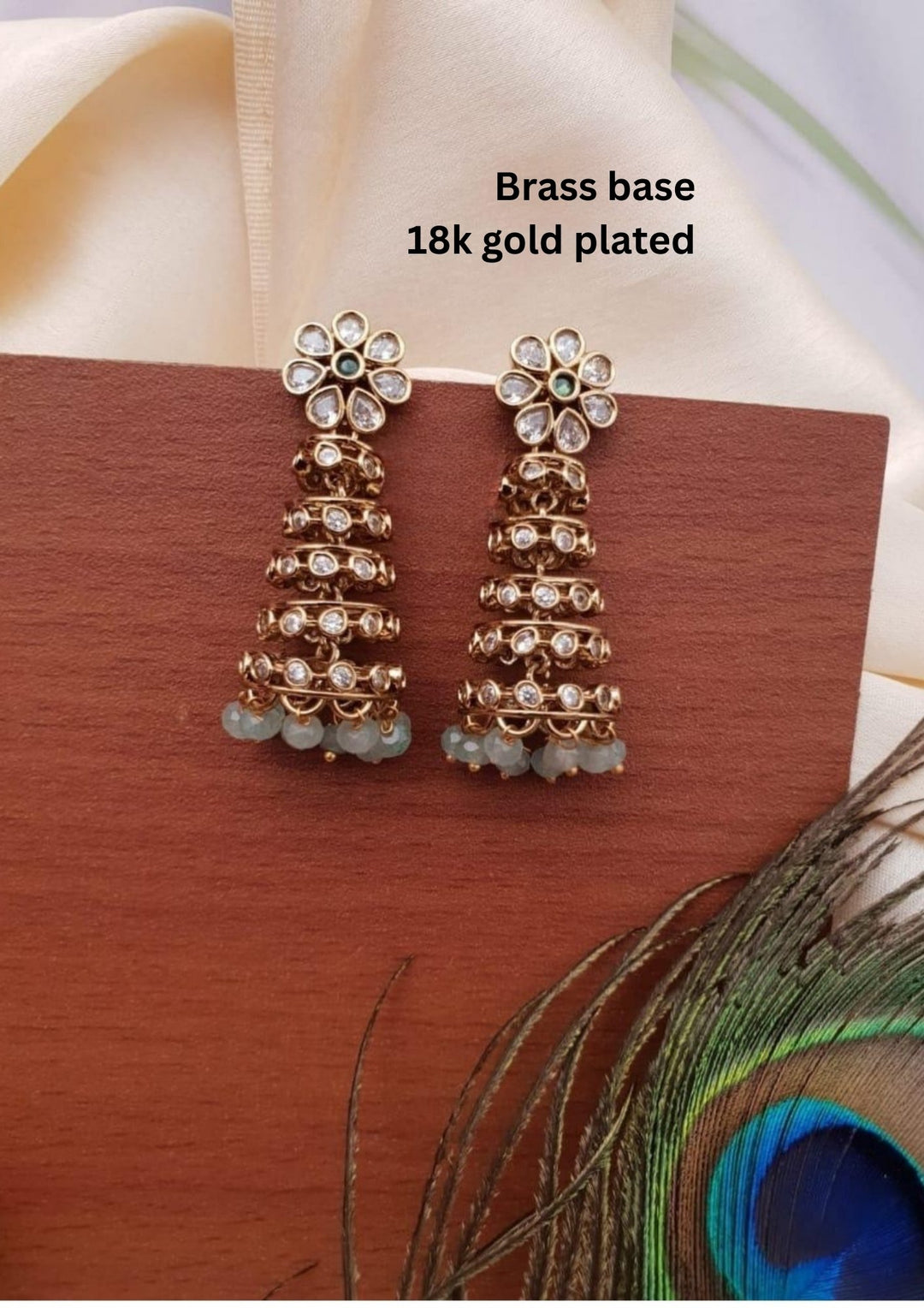 Kundan Jhumkas g10680