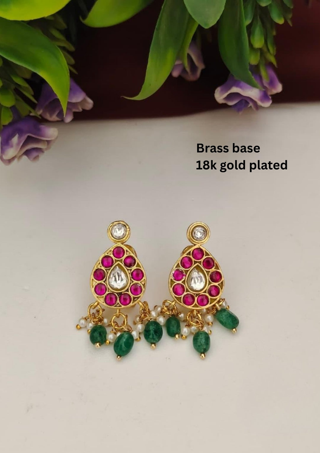 Kundan Studs s120078