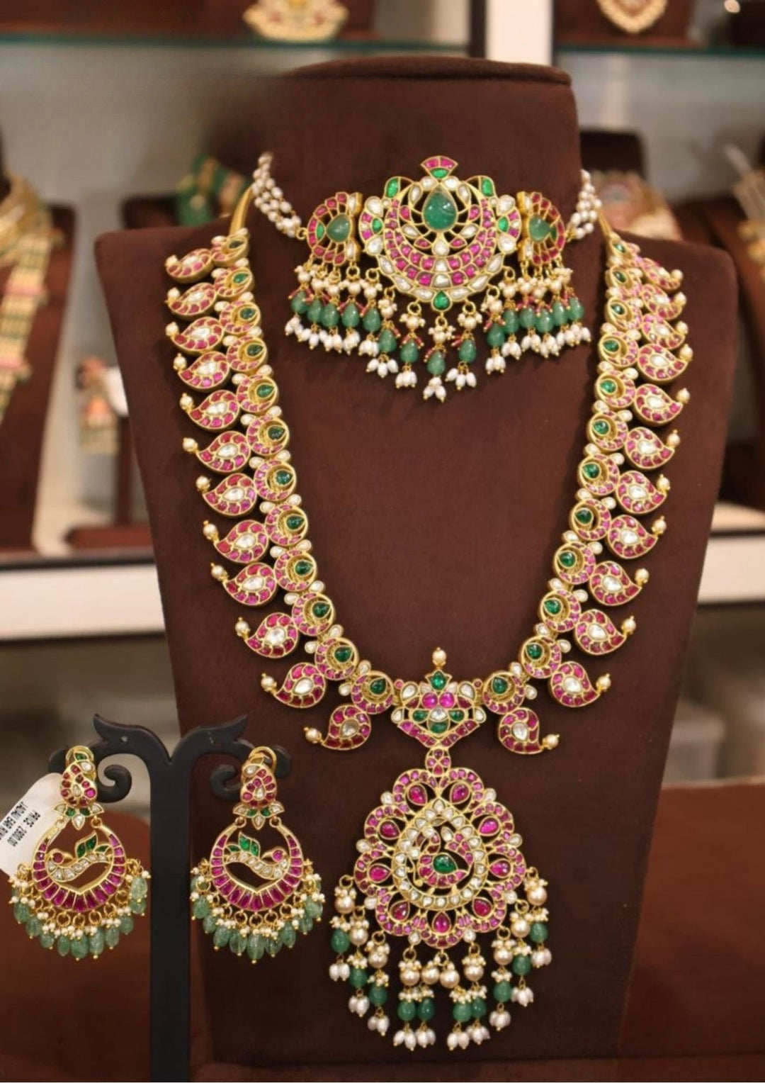 Jadau Kundan  Necklace With Earrings s2200512