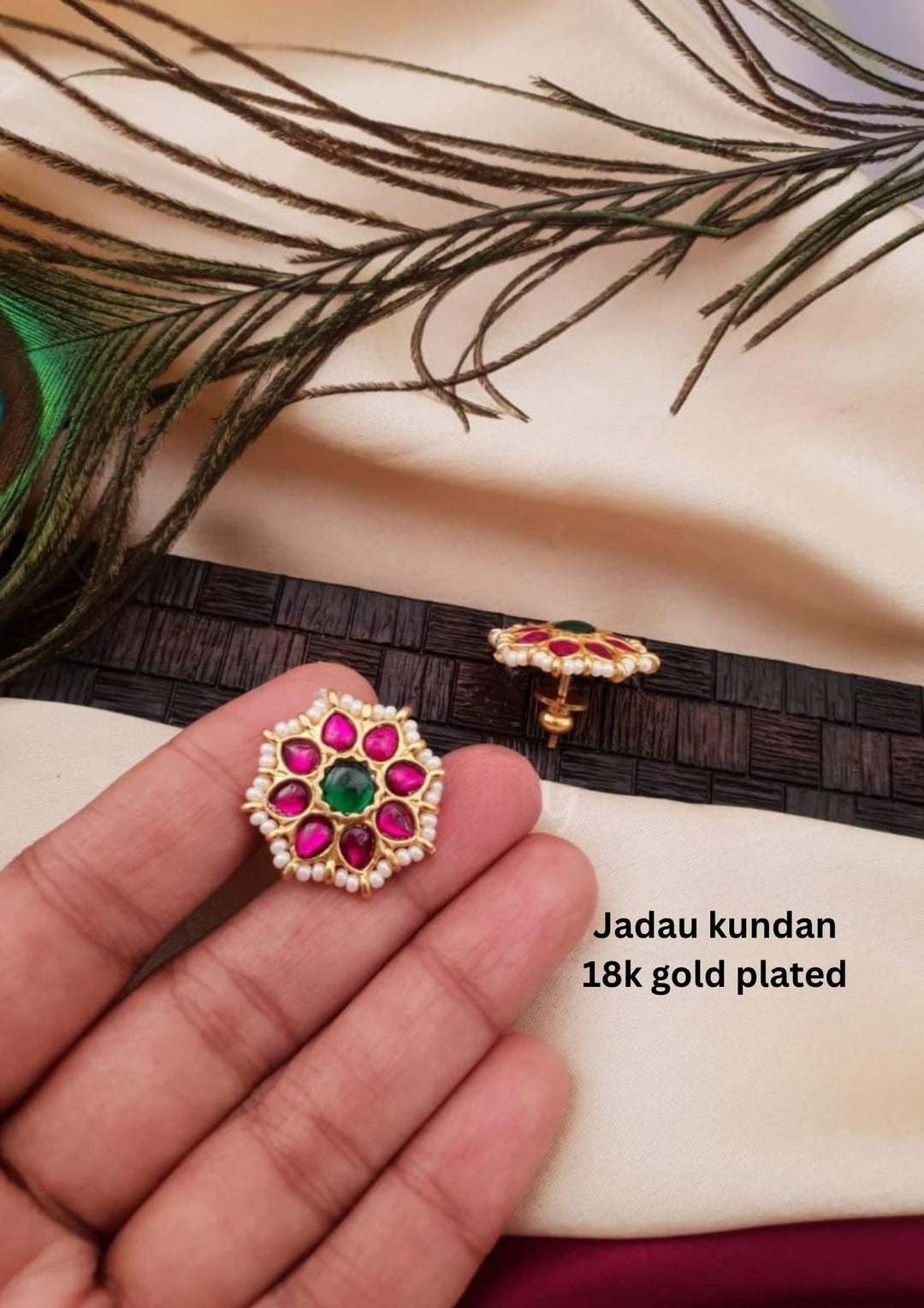 Jadau Kundan Studs g10799
