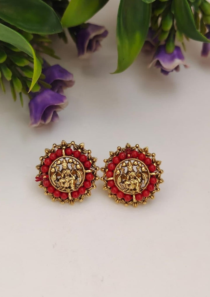 Kundan Temple Studs s55053