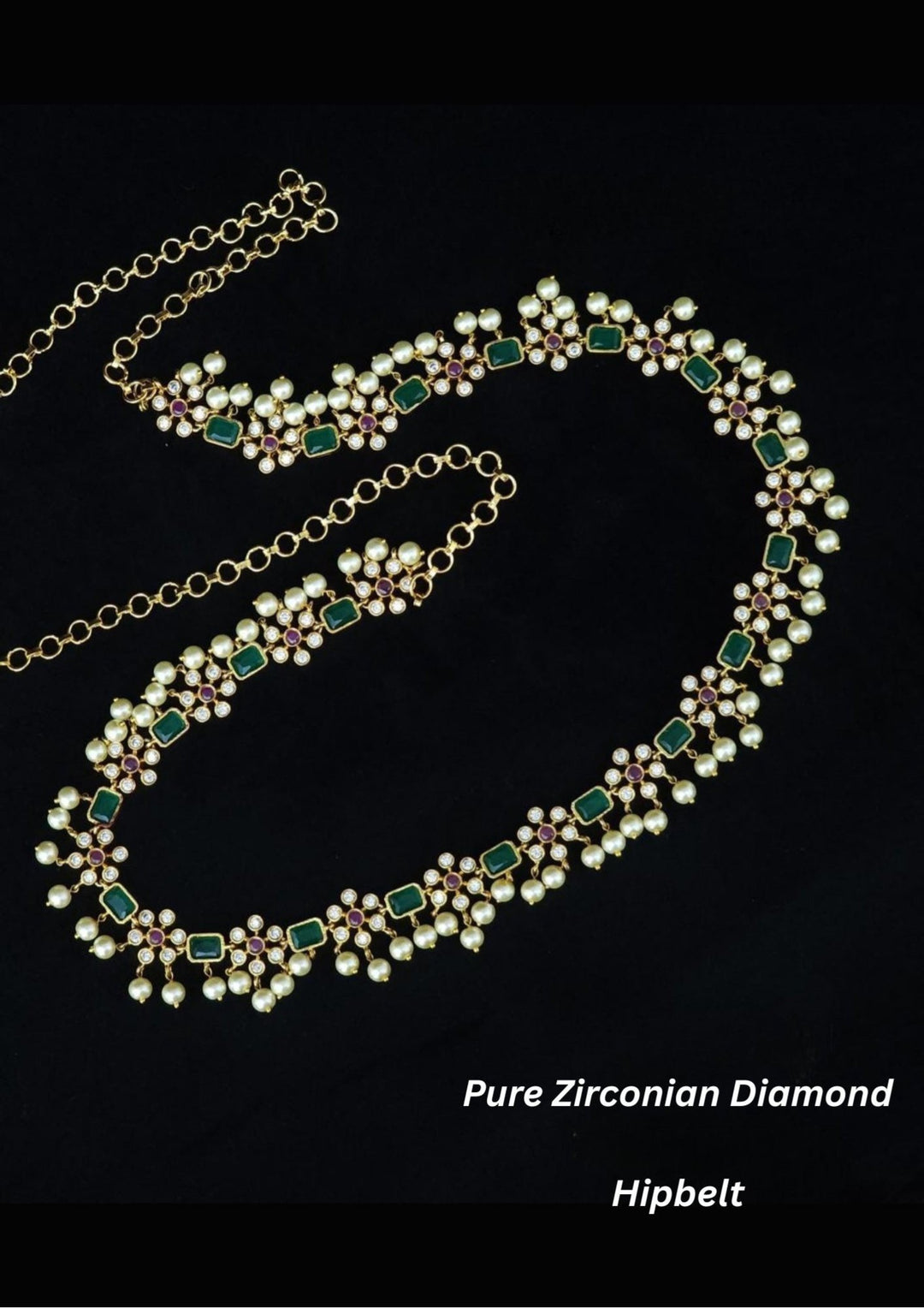 Pure Zirconian  Diamond Hipbelt (Vaddanam) na 155