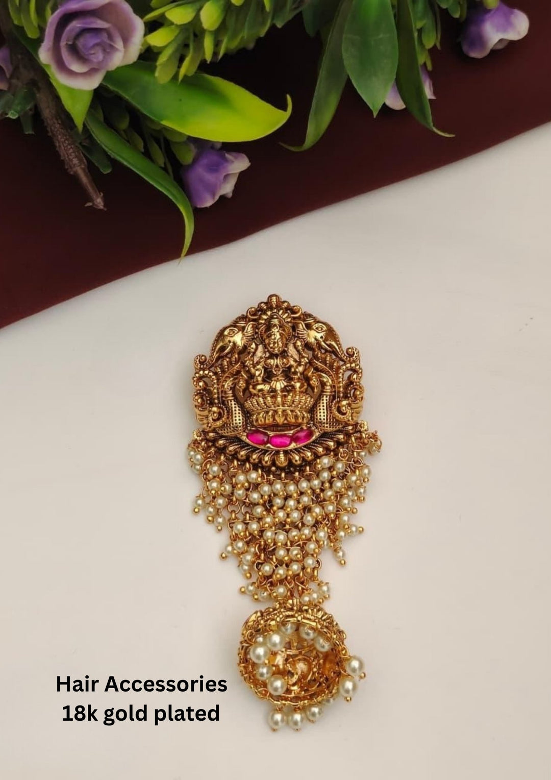Kundan Temple Hair Accessories s200561