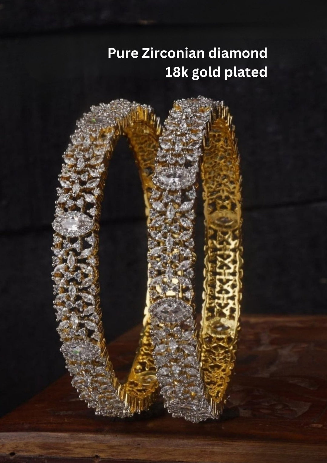 Pure Zirconian Diamond Bangles c1014020