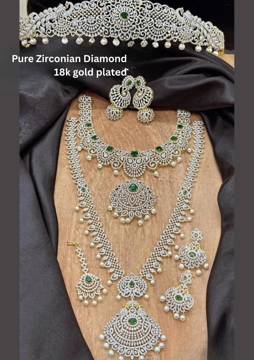Pure Zirconian Diamond Bridal Set c1090020