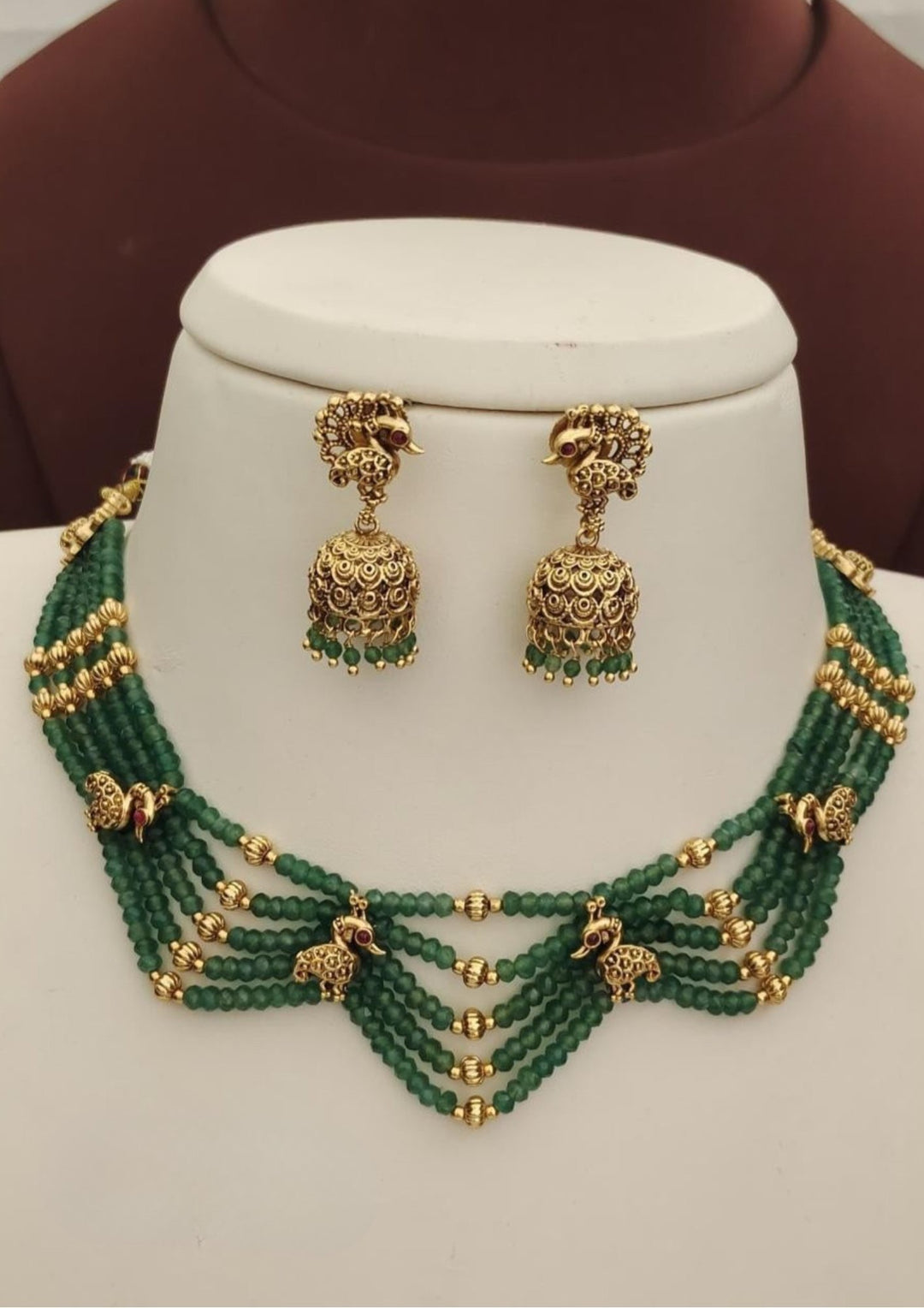 Kundan  Necklace with Earrings s 230091