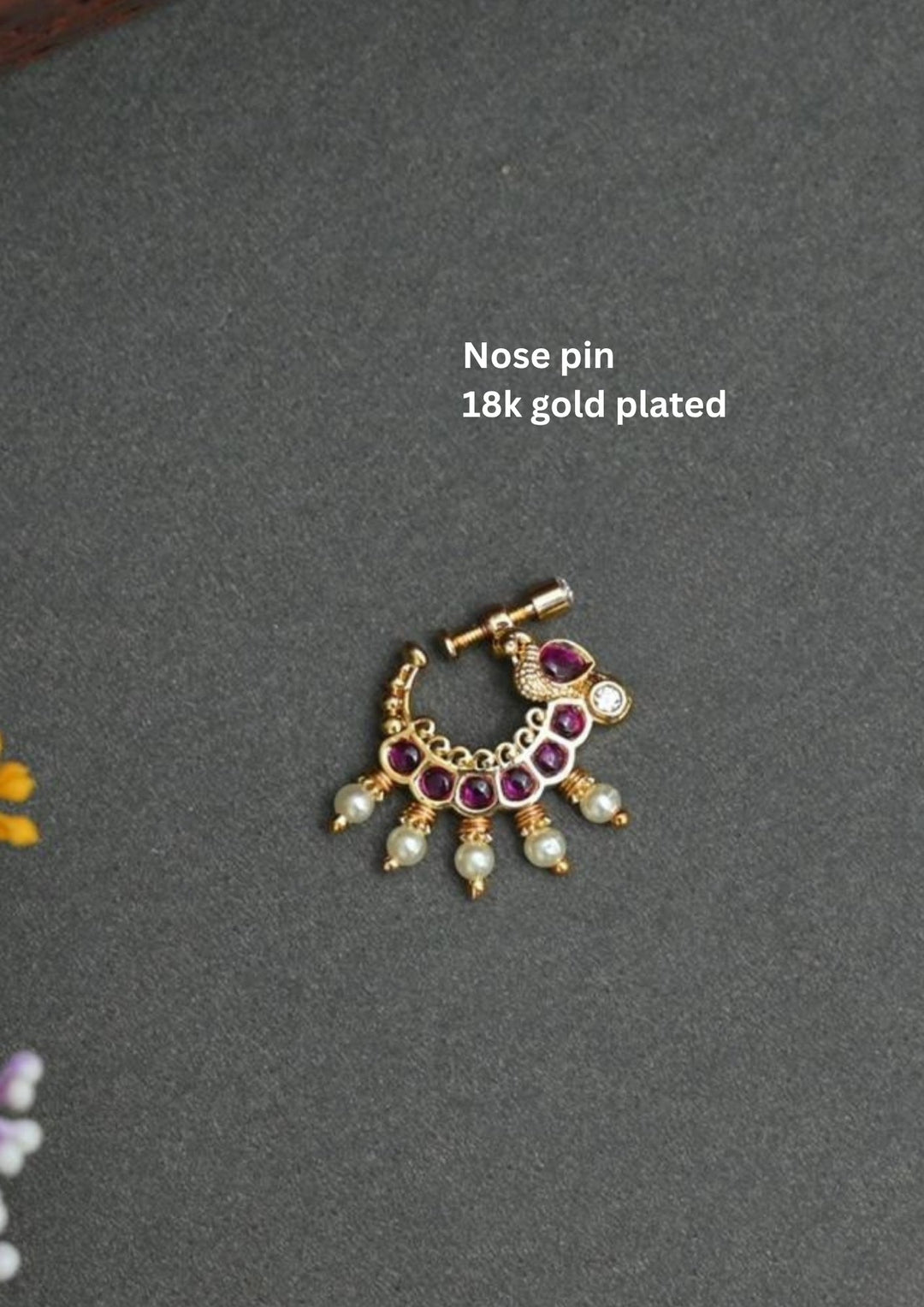 Kundan Nose  Pin dp81507