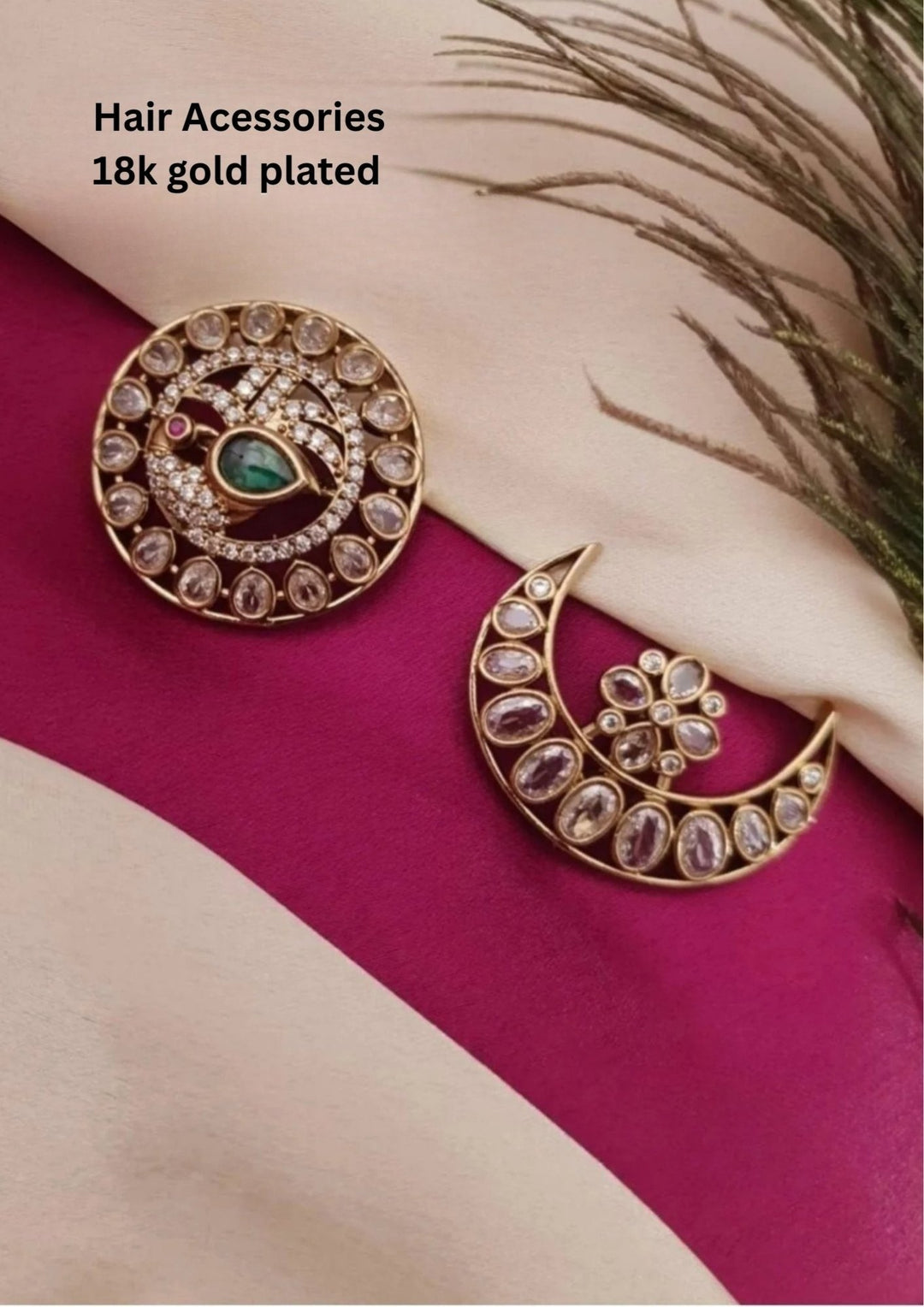 Kundan Hair Accessories g 10599