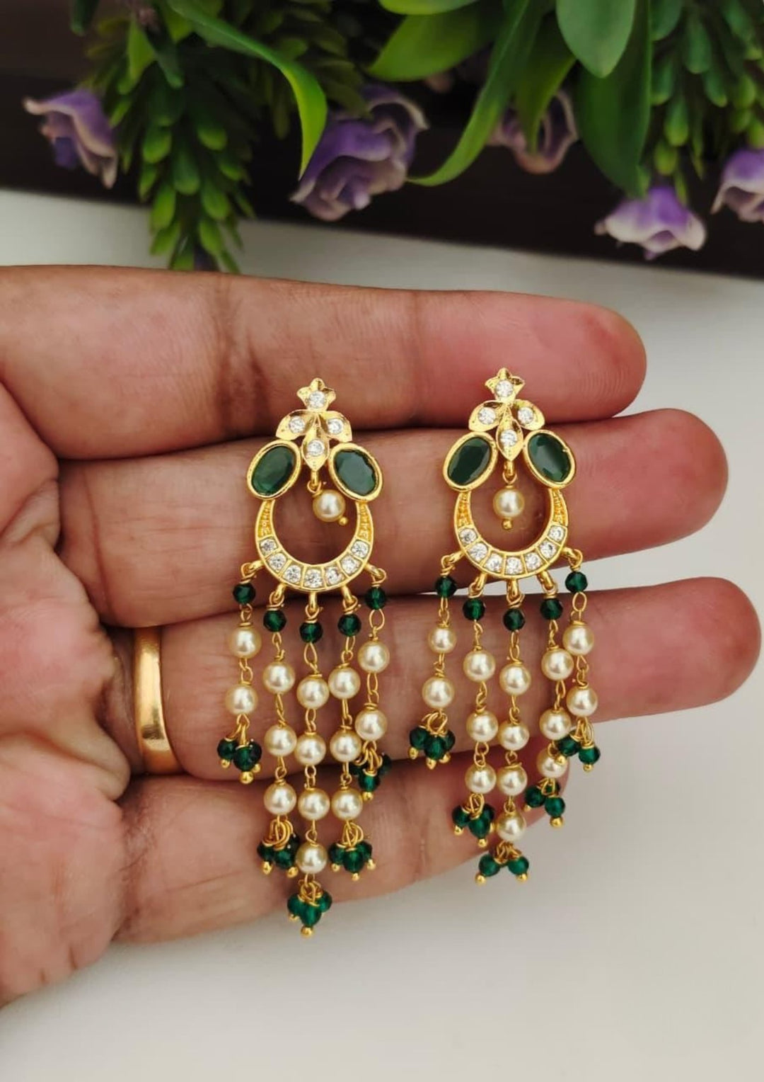Kundan Earrings s 75055