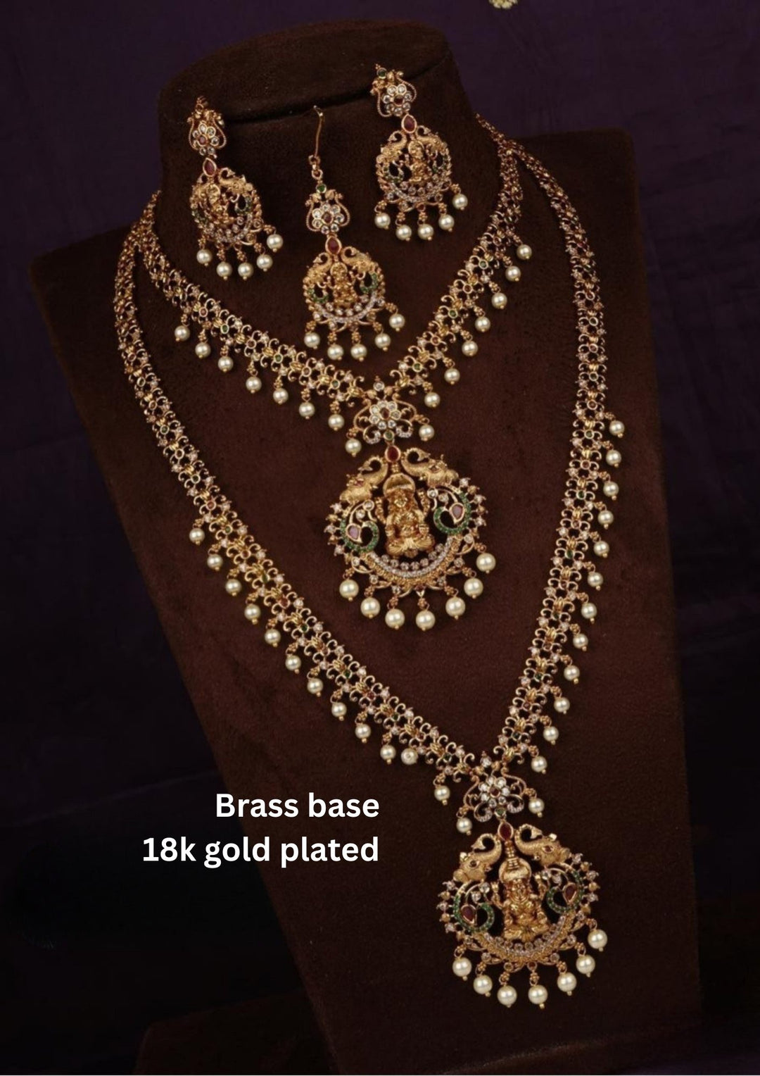 Kundan Temple Bridal set c1015020