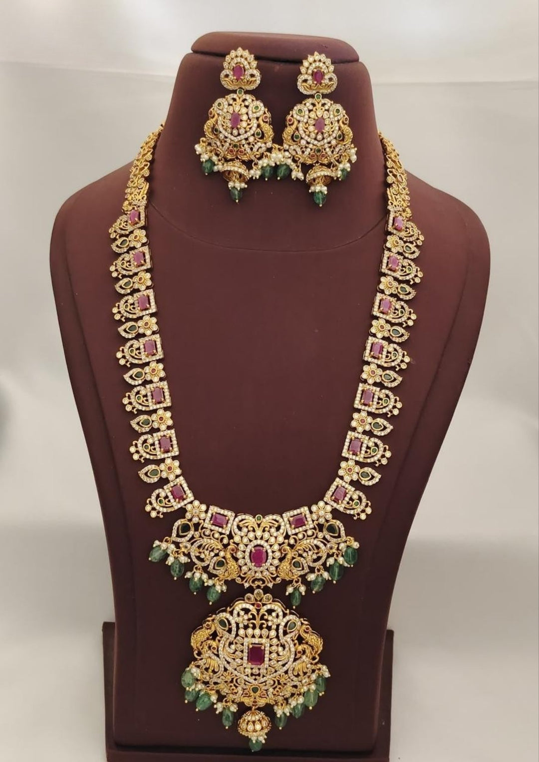 Kundan Necklace with Earrings s340003