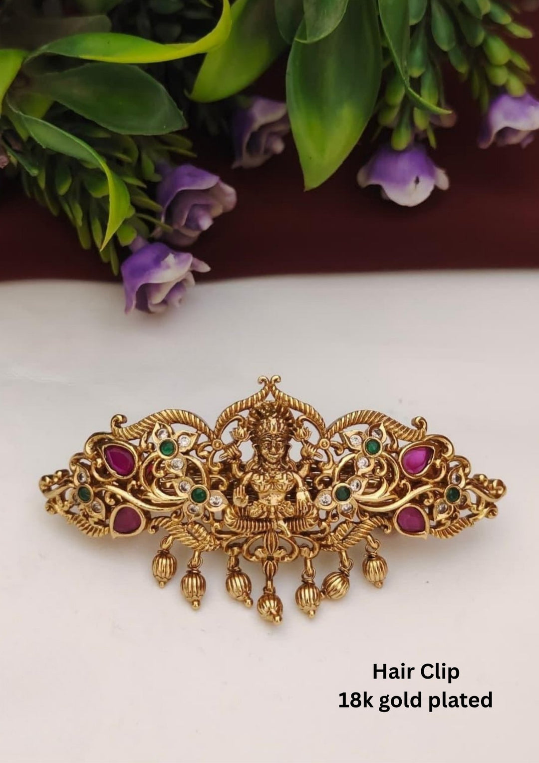 Kundan Temple Hair Clip s80055