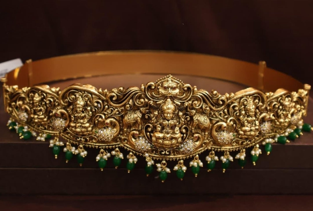 Kundan Temple Hipbelt (Vaddanam) s650006