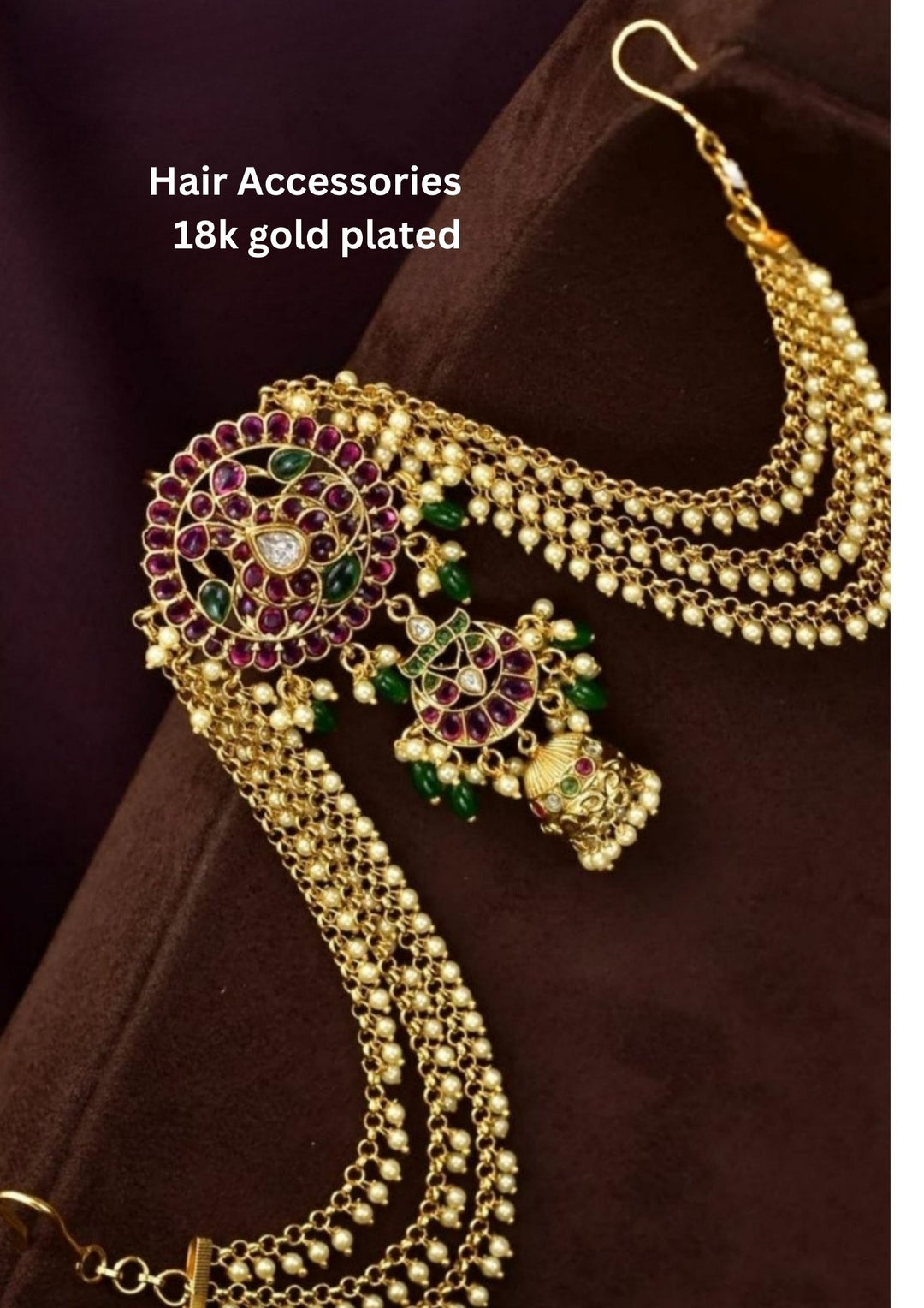 Kundan Hair Accessories yle365