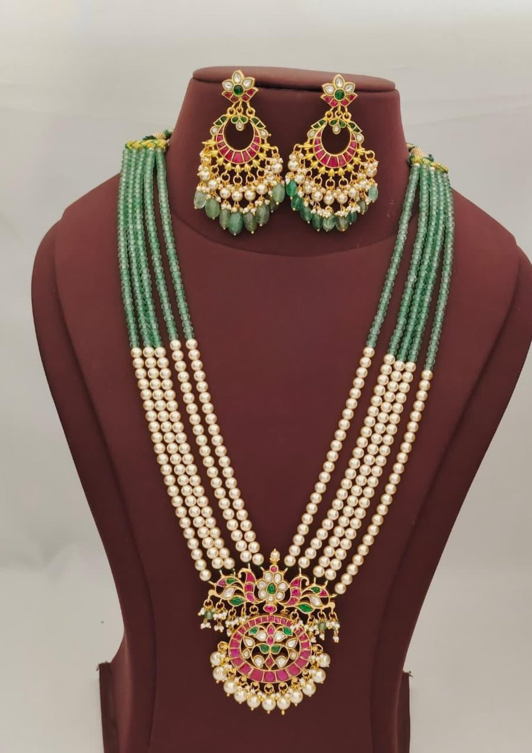 Jadau Kundan Necklace With Earrings s 620085