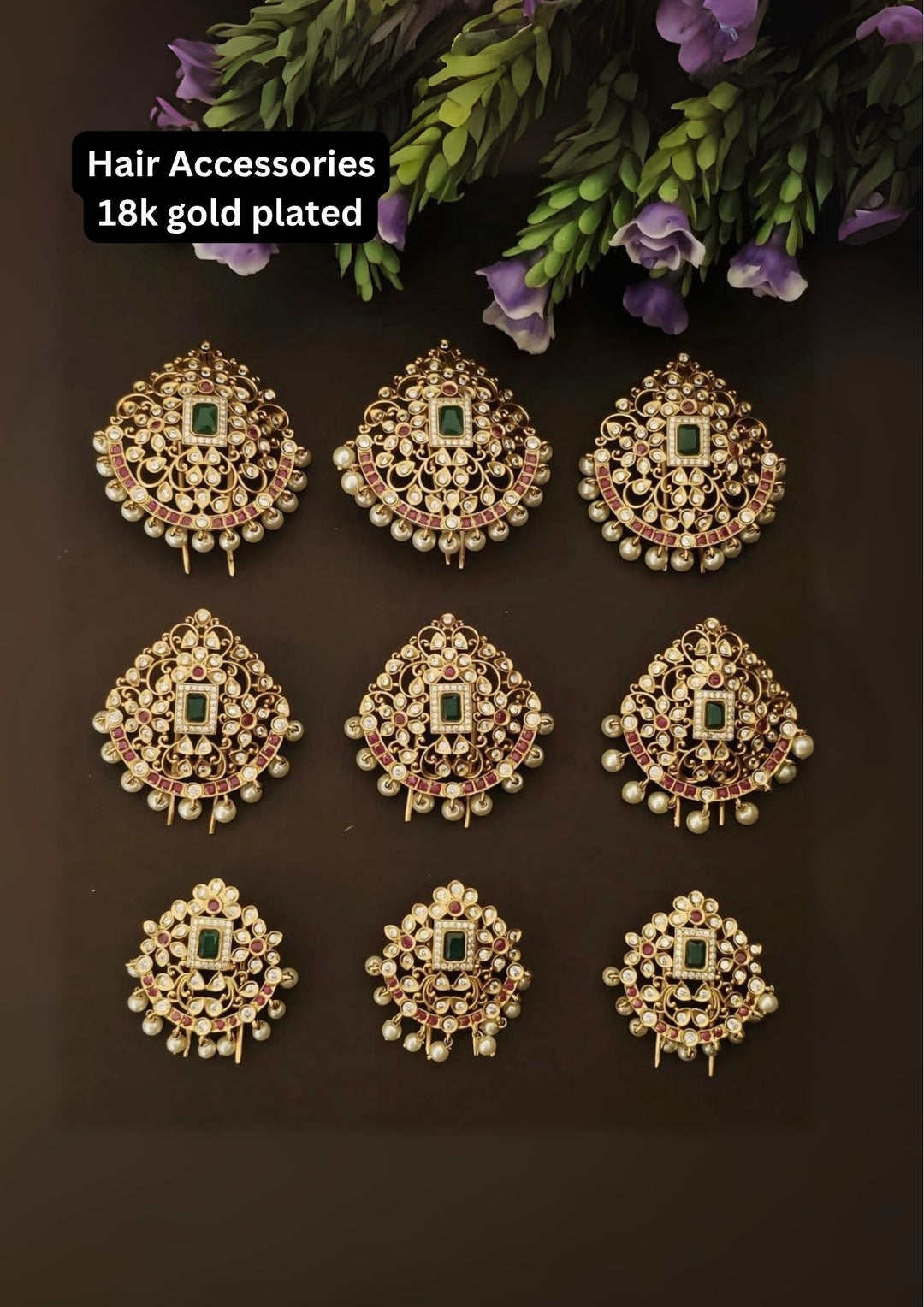 Kundan Hair Accessories s 310072