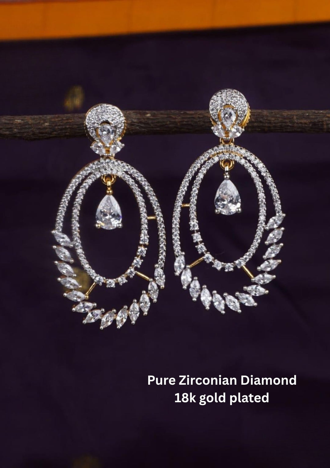 Pure Zirconian Diamond  Earrings c106020