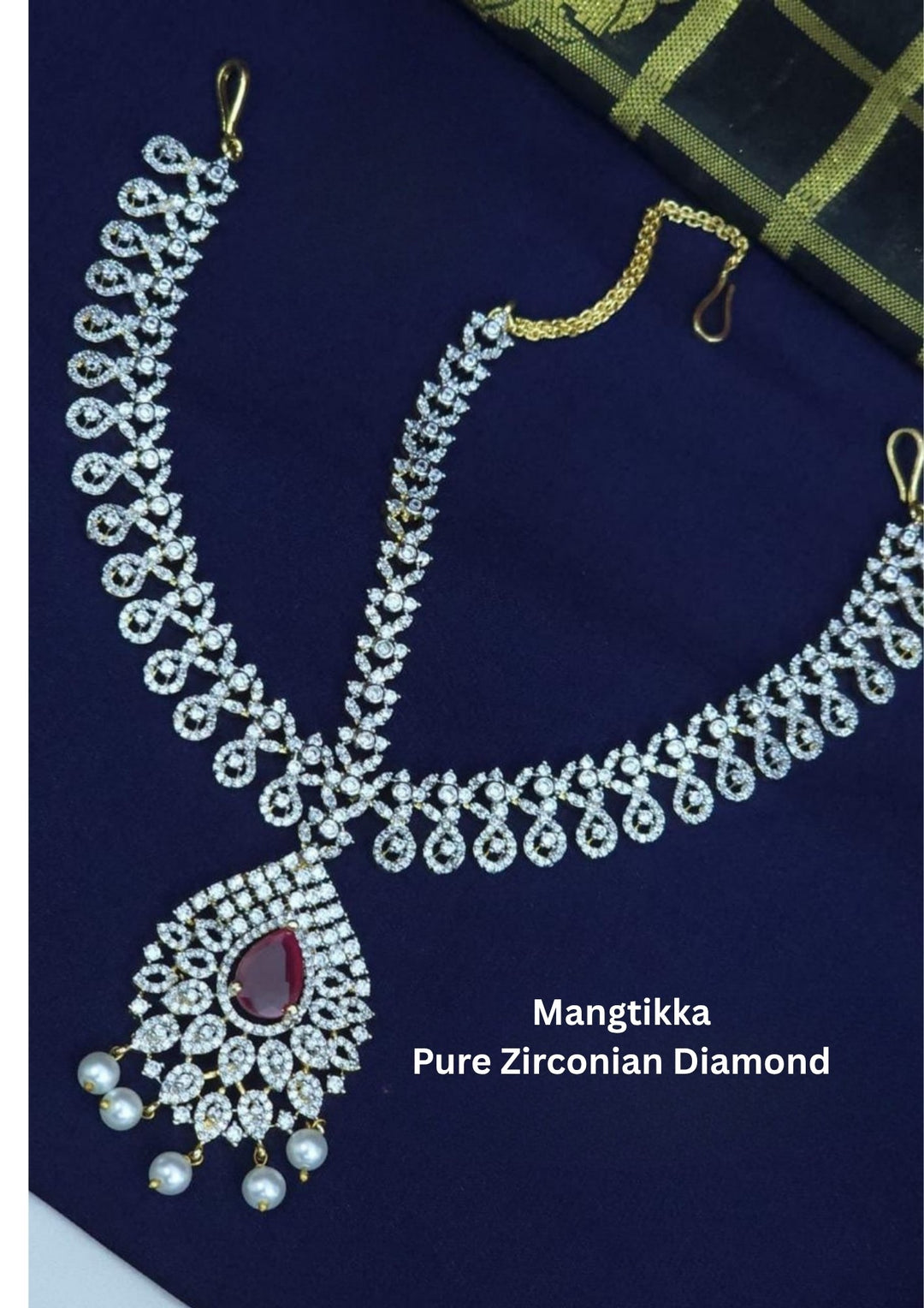 Pure Zirconian Diamond Mangtikka lp163