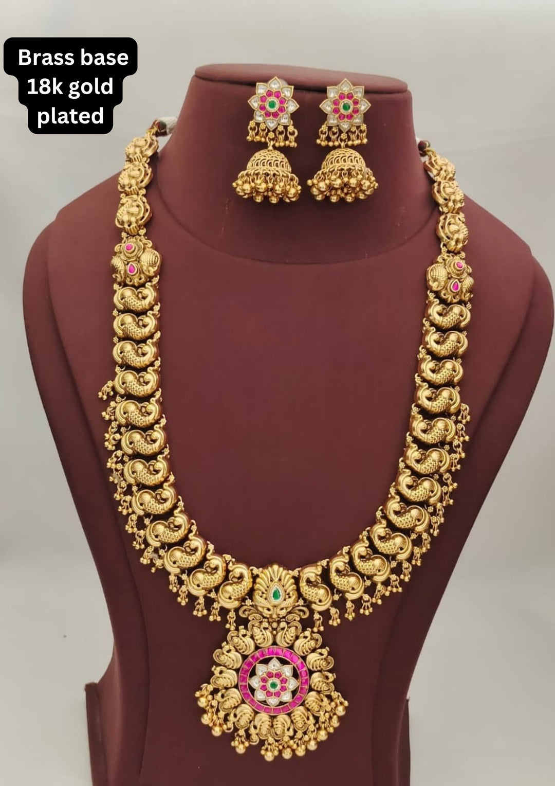 Kundan Necklace with Earrings s800067