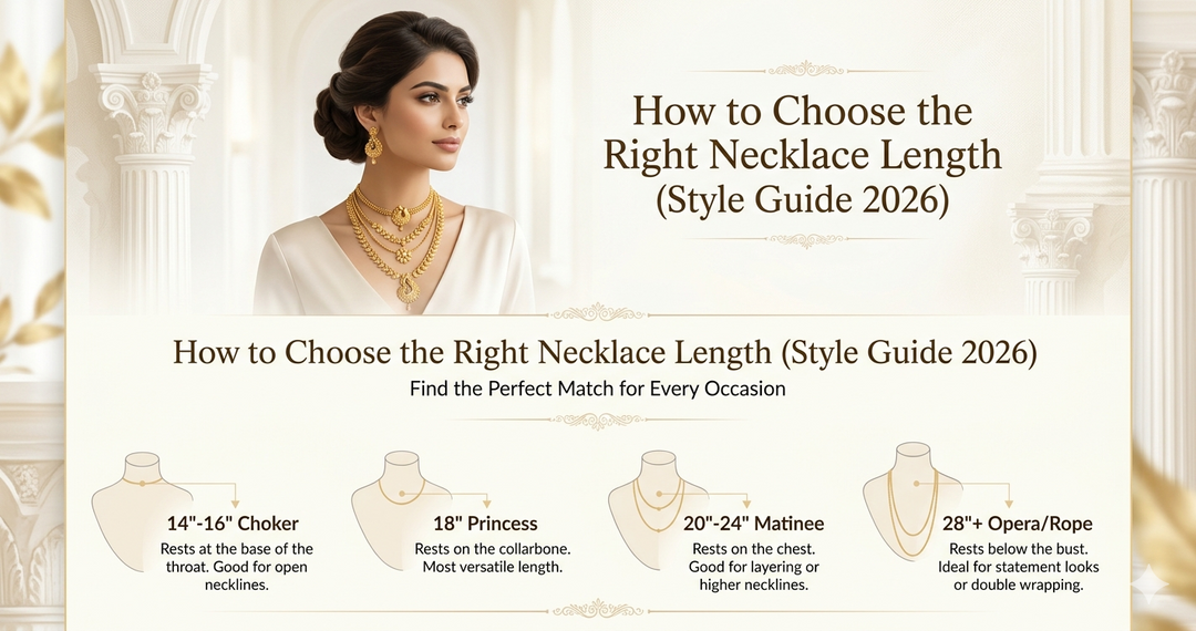 How to Choose the Right Necklace Length (Without Overthinking It)