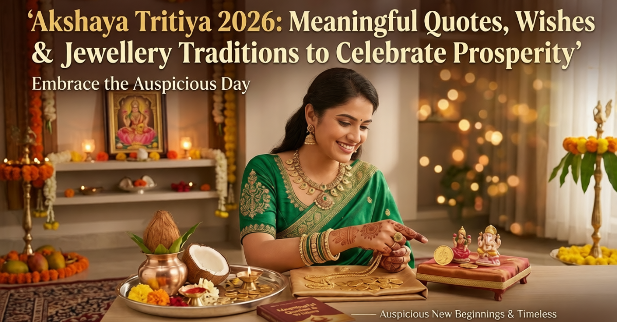 Akshaya Tritiya 2026: Meaningful Quotes, Wishes & Jewellery Traditions to Celebrate Prosperity