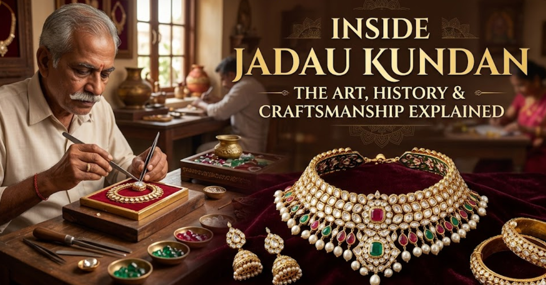 Inside Jadau Kundan: The Art, History & Craftsmanship Explained