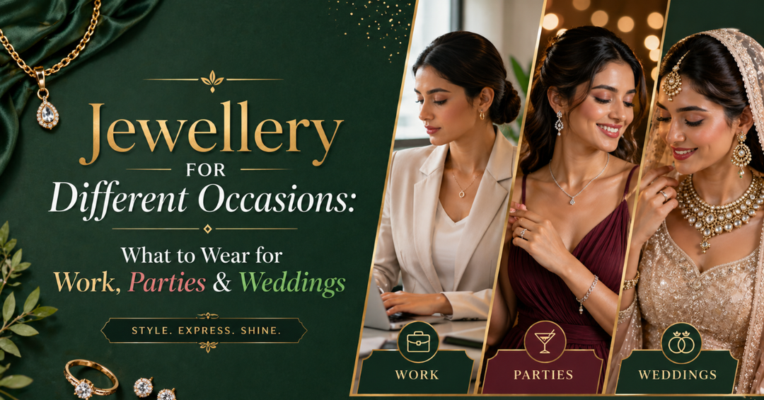 Jewellery for Different Occasions: What to Wear for Work, Parties & Weddings