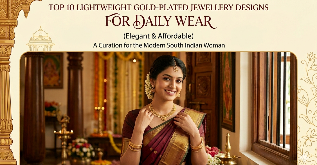 Top 10 Lightweight Gold-Plated Jewellery Designs for Daily Wear (Elegant & Affordable)