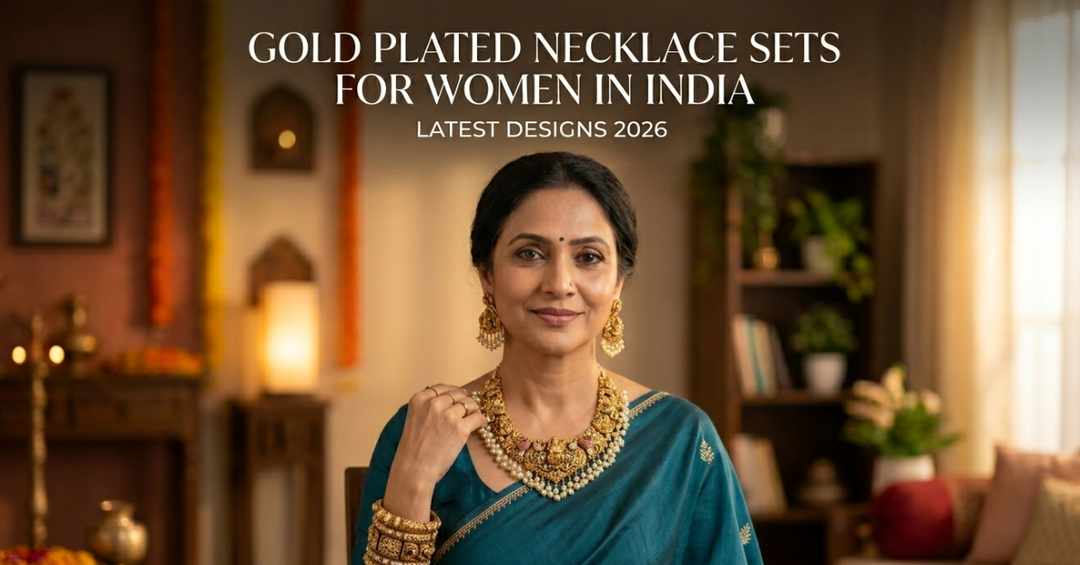 Gold Plated Necklace Set for Women in India (Latest Designs 2026)