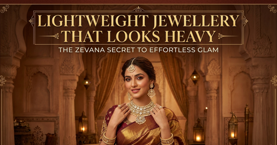 Lightweight Jewellery That Looks Heavy: The Zevana Secret to Effortless Glam
