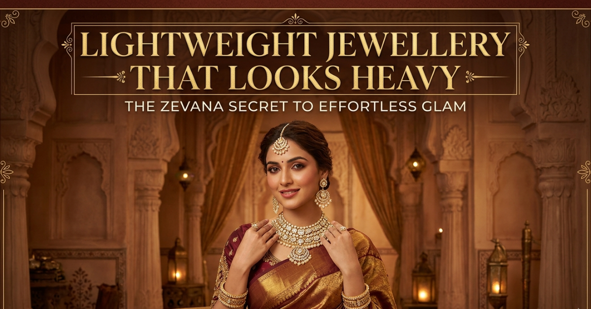 Lightweight Jewellery That Looks Heavy: The Zevana Secret to Effortless Glam