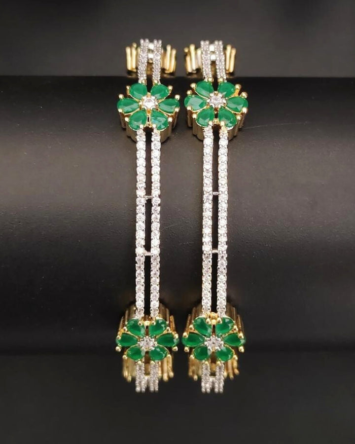 American diamond bangles (set of 2) s120078