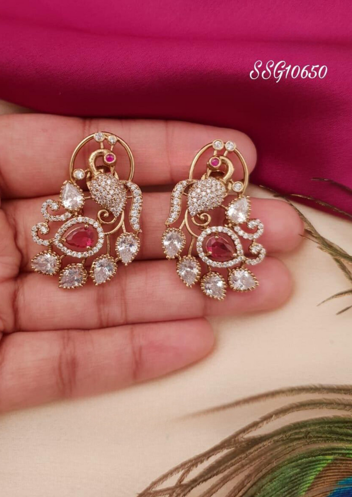 kundan  stone earrings g10650