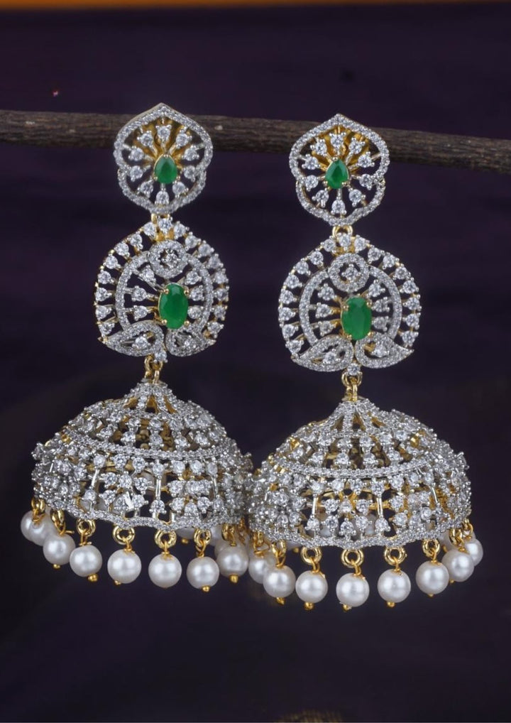 American diamond earrings lc 108520
