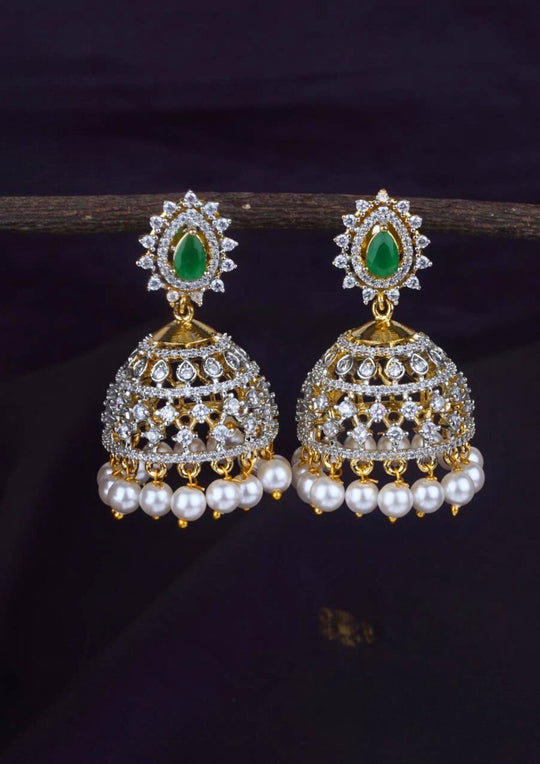 American diamond earrings lc 105020