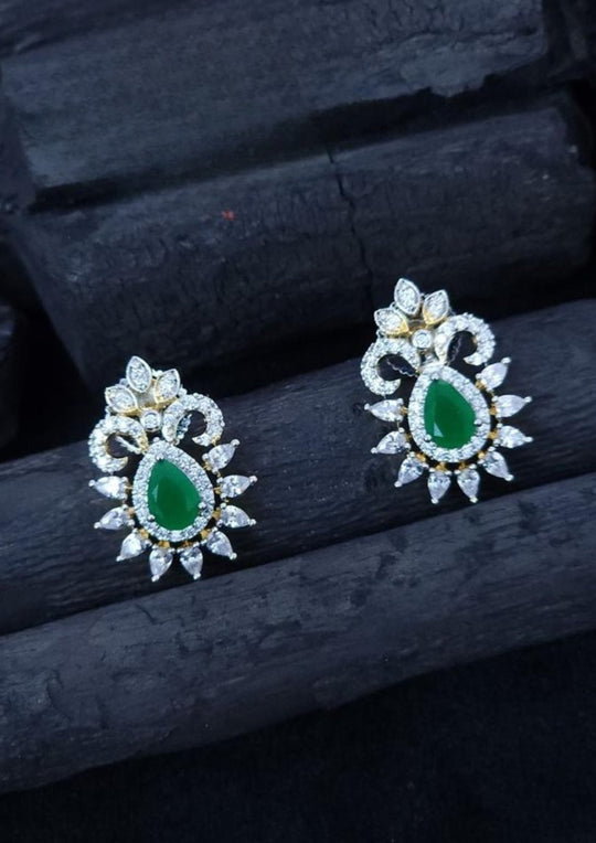 American diamond earrings sbr 10350