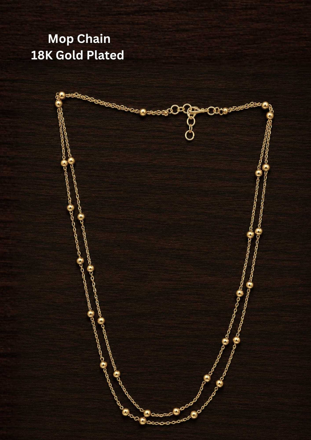 Gold-plated mop chain with  Double Layer Chain and can be use for dailyware and office ware and can gift