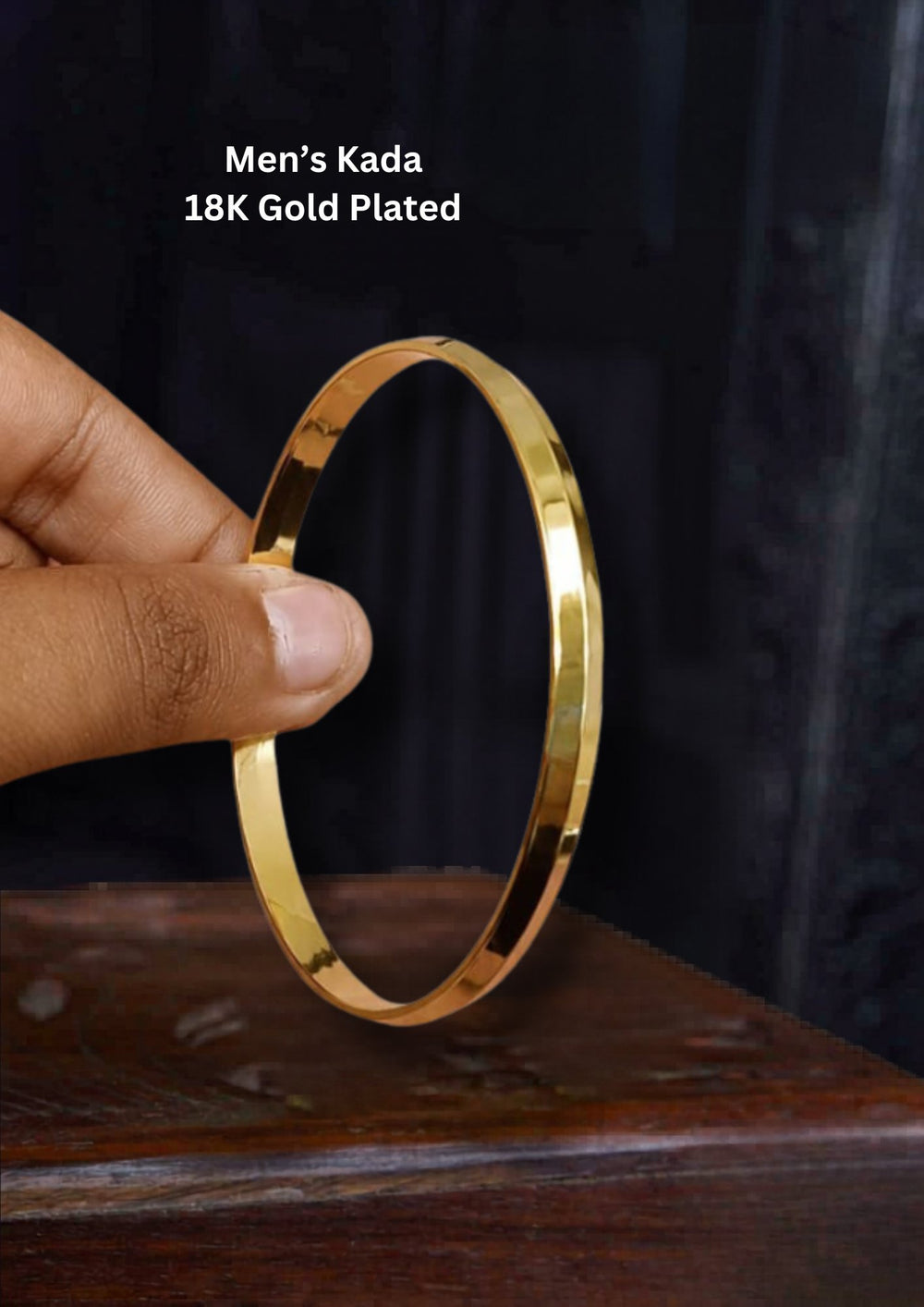 Mens Kada Bracelet ideal for daily wear suits well for all skin types comes in 3 different size