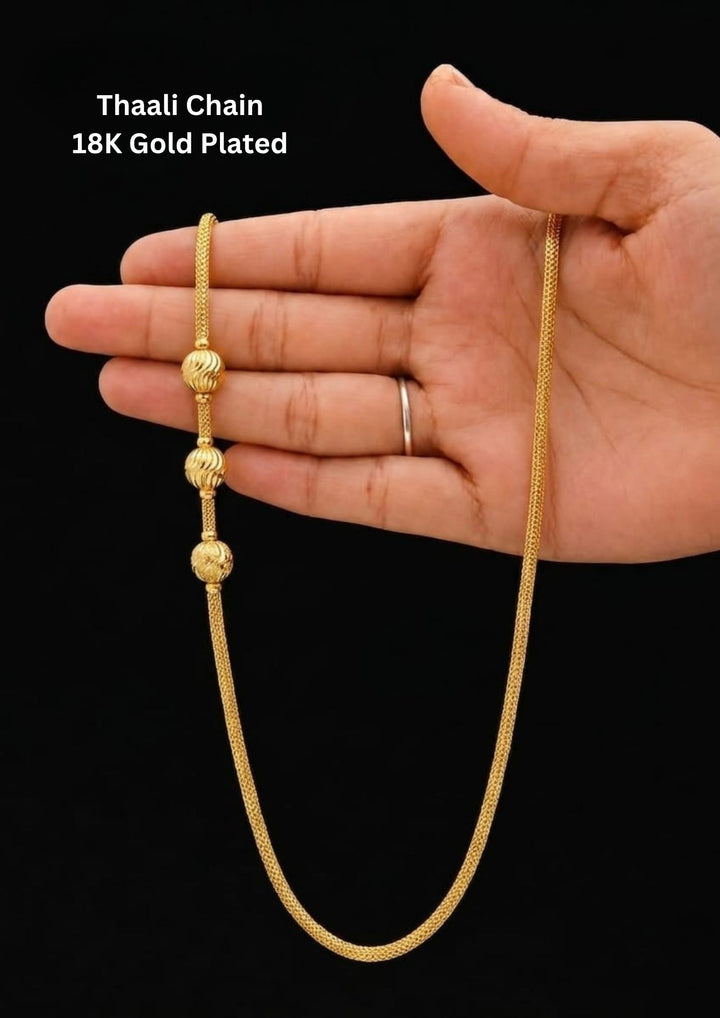 thali is tradition for all south Indian women's so it is lite weight and easy carry and will not fade and used for dailyware , office ware, festive and mostly can use for travelling 