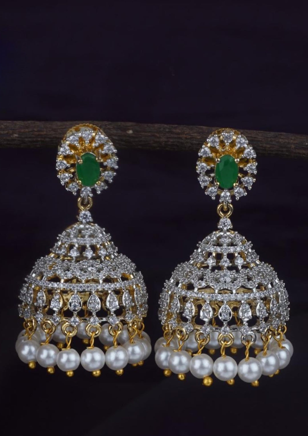 American diamond earrings lc 104020